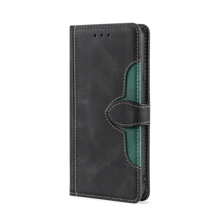 For Ulefone Note 10 Skin Feel Straw Hat Magnetic Buckle Leather Phone Case(Black) - Ulefone Cases by buy2fix | Online Shopping UK | buy2fix