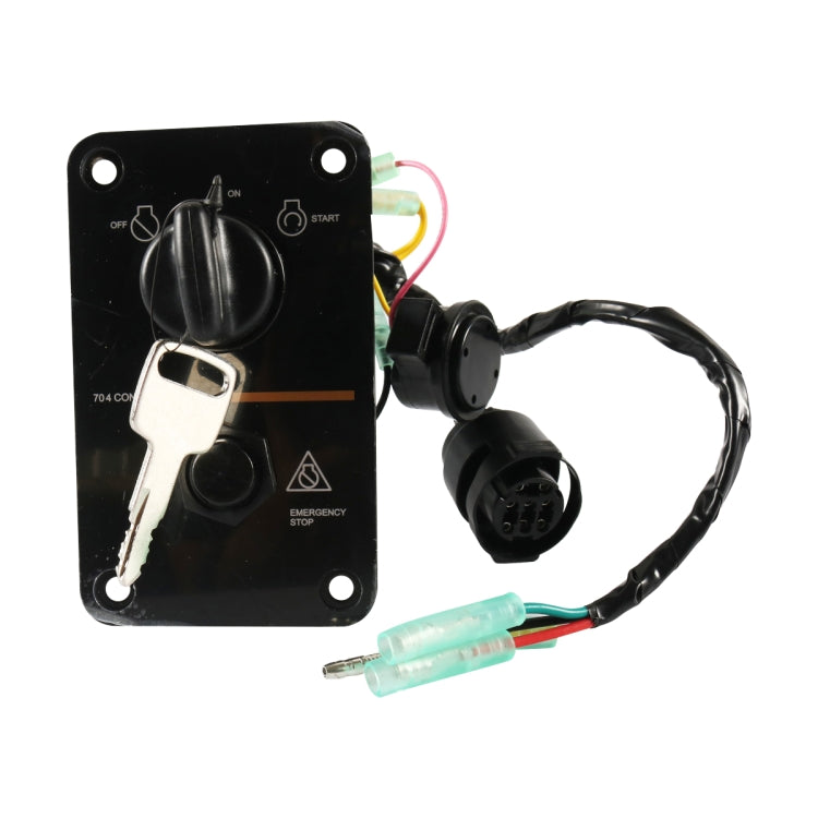 Outboard / Yacht Single Engine Key Switch Panel Kit for Yamaha 704-82570-08-00 - Marine Accessories & Parts by buy2fix | Online Shopping UK | buy2fix