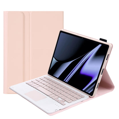 OP11-A Lambskin Texture Ultra-thin Bluetooth Keyboard Leather Case with Touchpad For OPPO Pad 11 inch(Pink) - Others Keyboard by buy2fix | Online Shopping UK | buy2fix