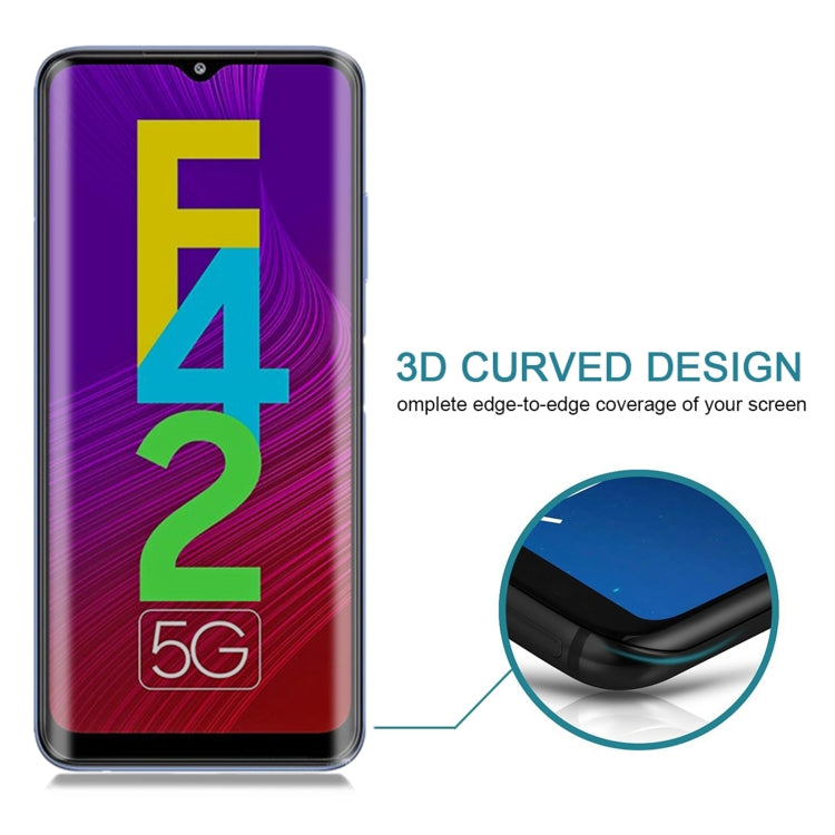 Full Cover Anti-peeping Tempered Glass Film For Samsung Galaxy F42 5G - Galaxy Tempered Glass by buy2fix | Online Shopping UK | buy2fix