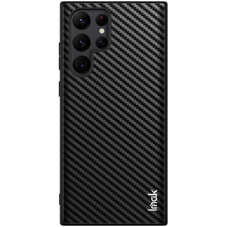 For Samsung Galaxy S22 Ultra 5G imak LX-5 Series PC + TPU Phone Case with Screen Protector(Carbon Fiber Texture) - Galaxy S22 Ultra 5G Cases by imak | Online Shopping UK | buy2fix