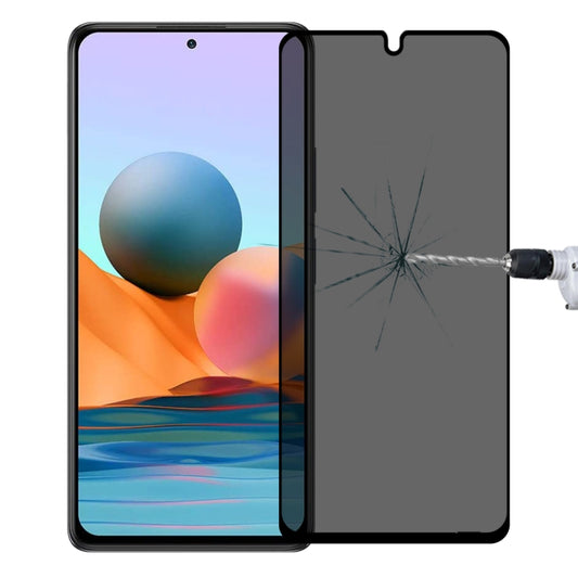 Full Cover Anti-peeping Tempered Glass Film For Xiaomi Redmi Note 10 Pro Max -  by buy2fix | Online Shopping UK | buy2fix