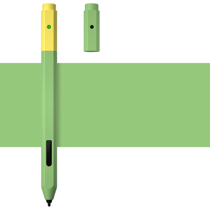 Contrasting Color Series Liquid Silicone Protective Case For MicroSoft Surface Pen(Green Grass) - Pencil Accessories by buy2fix | Online Shopping UK | buy2fix