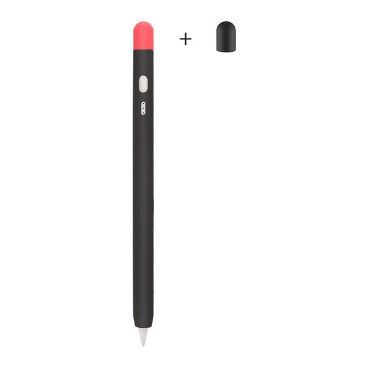 Contrasting Color Series Silicone Protective Pen Case For Yibosi 6(Black) - Pencil Accessories by buy2fix | Online Shopping UK | buy2fix