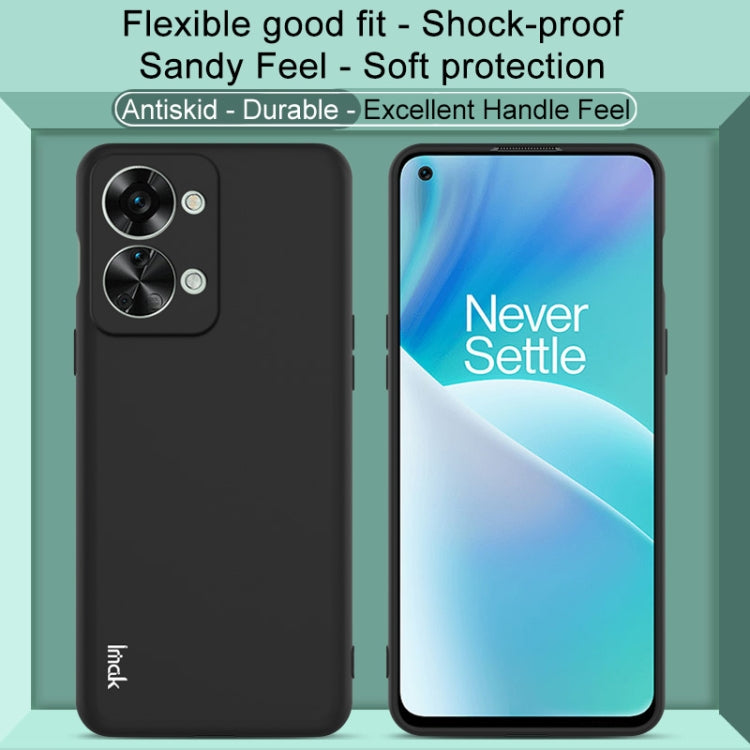 For OnePlus Nord 2T 5G IMAK UC-3 Series Shockproof Frosted TPU Phone Case(Black) - OnePlus Cases by imak | Online Shopping UK | buy2fix