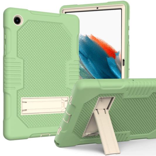 For Samsung Galaxy Tab A8 10.5 2021 X200 Contrast Color Robot Shockproof Silicone + PC Tablet Case(Matcha Green) - Other Galaxy Tab PC by buy2fix | Online Shopping UK | buy2fix