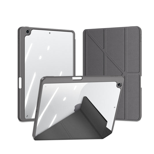 For iPad 10.2 2019/2020/2021 DUX DUCIS Magi Series Shockproof Tablet Case(Grey) - iPad 10.2 Cases by DUX DUCIS | Online Shopping UK | buy2fix