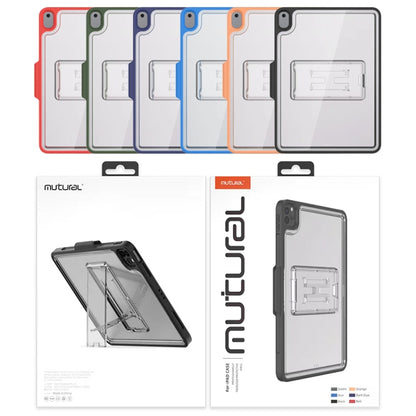 Mutural Transparent Holder Tablet Case For iPad 10.2 2021 / 2020 / 2019 / 10.5(Black) - iPad 10.2 Cases by Mutural | Online Shopping UK | buy2fix