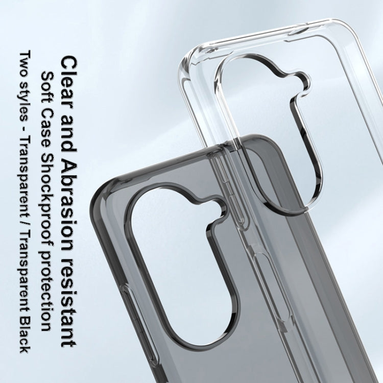 For Asus Zenfone 9 5G IMAK UX-5 Series Transparent Shockproof TPU Protective Phone Case(Transparent Black) - ASUS Cases by imak | Online Shopping UK | buy2fix