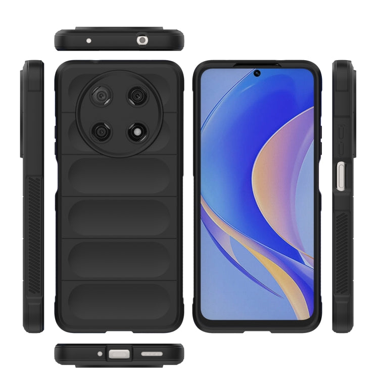 For Huawei Nova Y90/Enjoy 50 Pro Magic Shield TPU + Flannel Phone Case(Dark Green) - Huawei Cases by buy2fix | Online Shopping UK | buy2fix