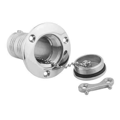 1-1/2 inch Stainless Steel Yacht Universal Fuel Filler - Marine Accessories & Parts by buy2fix | Online Shopping UK | buy2fix