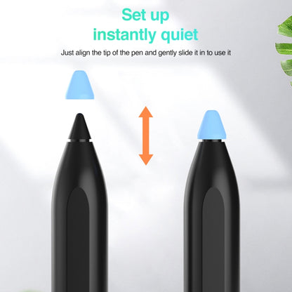 10 in 1 / Set Silicone Nib Cap For Xiaomi Pencil(Black) - Pencil Accessories by buy2fix | Online Shopping UK | buy2fix