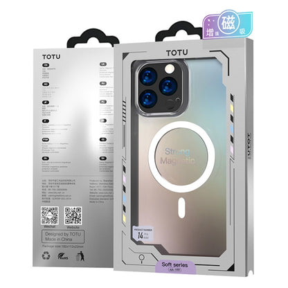 For iPhone 14 TOTUDESIGN AA-160 Crystal Shield Series MagSafe Case (Transparent) - iPhone 14 Cases by TOTUDESIGN | Online Shopping UK | buy2fix