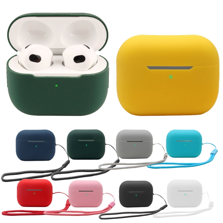 For AirPods Pro 2 2.0mm Solid Color Silicone Protective Cover(Yellow) - For AirPods Pro 2 by buy2fix | Online Shopping UK | buy2fix