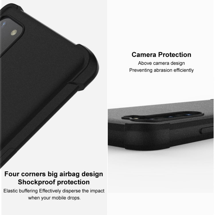 For iPhone 14 Plus imak Shockproof Airbag TPU Phone Case(Matte Grey) - iPhone 14 Plus Cases by imak | Online Shopping UK | buy2fix