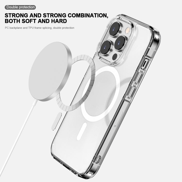 For iPhone 14 Pro Max Aurora Series MagSafe Phone Case(Transparent Black) - iPhone 14 Pro Max Cases by buy2fix | Online Shopping UK | buy2fix