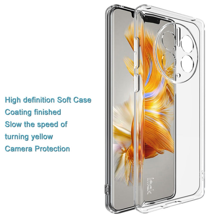 For Huawei Mate 50 Pro imak UX-10 Series Shockproof TPU Phone Case(Transparent) - Huawei Cases by imak | Online Shopping UK | buy2fix