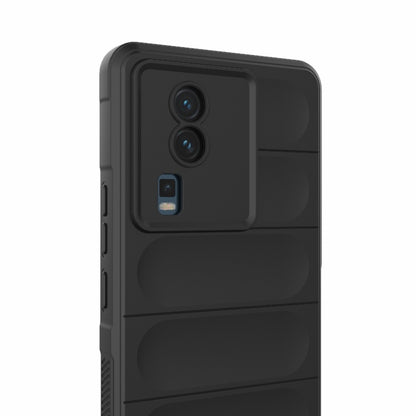 For vivo iQOO Neo7 Magic Shield TPU + Flannel Phone Case(White) - vivo Cases by buy2fix | Online Shopping UK | buy2fix