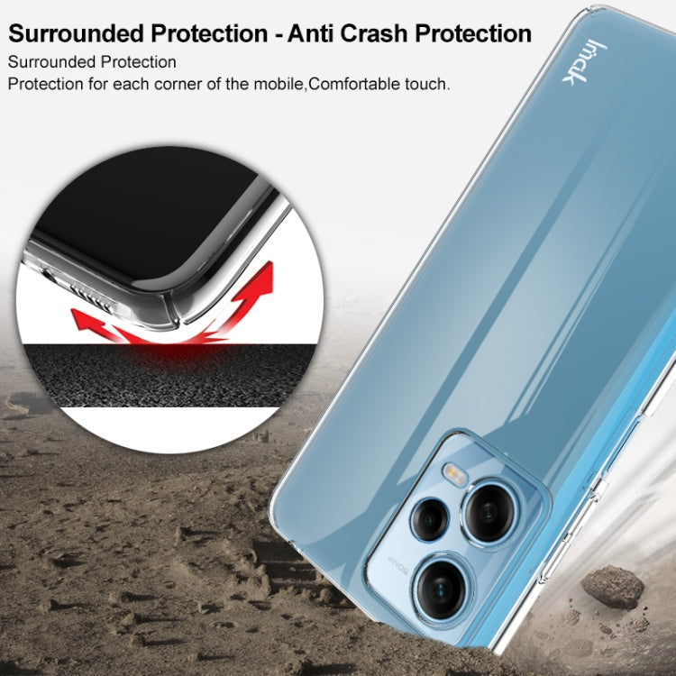 For Xiaomi Redmi Note 12 Pro+ 5G India imak Wing II Pro Series Wear-resisting Crystal Phone Protective Case(Transparent) - Xiaomi Cases by imak | Online Shopping UK | buy2fix