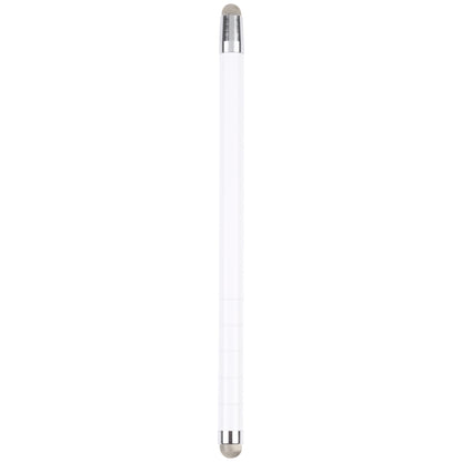 Universal Antenna Extended Double Cloth Head Stylus(White) - Stylus Pen by buy2fix | Online Shopping UK | buy2fix