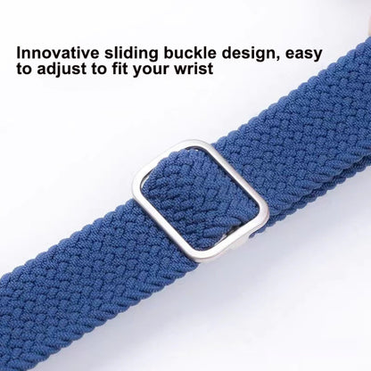 For Google Pixel Watch Buckle Nylon Braided Watch Band(Strawberry Red) - Watch Bands by buy2fix | Online Shopping UK | buy2fix