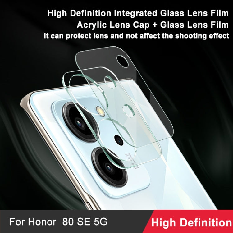 For Honor 80 SE 5G imak Integrated Rear Camera Lens Tempered Glass Film - Other by imak | Online Shopping UK | buy2fix