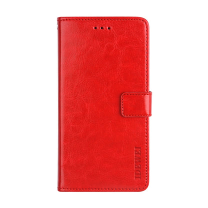 For Blackview R7 idewei Crazy Horse Texture Horizontal Flip Leather Case with Holder & Card Slots & Wallet(Red) - More Brand by idewei | Online Shopping UK | buy2fix