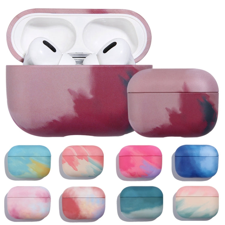 For AirPods Pro Ink Painting Water Sticker PC Earphone Case(Ink Color Cloud) - For AirPods Pro by buy2fix | Online Shopping UK | buy2fix