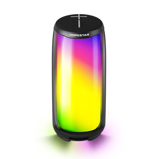 HOPESTAR P49 Tone Pulse RGB Light Waterproof Bluetooth Speaker(Black) - Desktop Speaker by HOPESTAR | Online Shopping UK | buy2fix