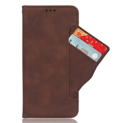 For Ulefone Note 14 Skin Feel Calf Texture Card Slots Leather Phone Case(Brown) - Ulefone Cases by buy2fix | Online Shopping UK | buy2fix