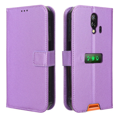 For Blackview BV7200 Diamond Texture Leather Phone Case(Purple) - More Brand by buy2fix | Online Shopping UK | buy2fix