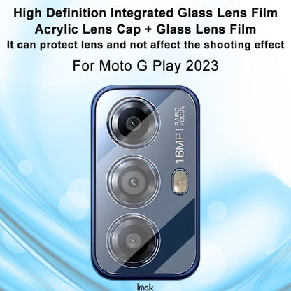For Motorola Moto G Play 2023 imak Integrated Rear Camera Lens Tempered Glass Film - Other by imak | Online Shopping UK | buy2fix