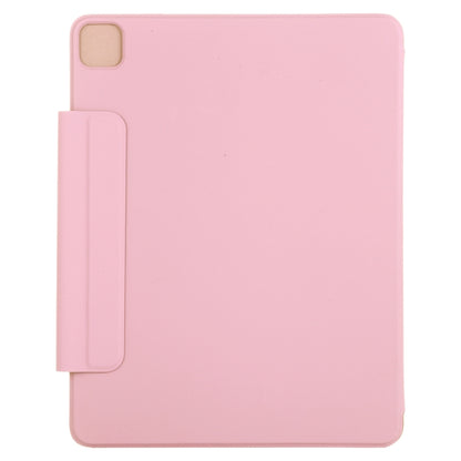 For iPad Air 13 2024 / Pro 12.9 2020 Active Buckle Magnetic PU Leather Tablet Case With Holder & Sleep / Wake-up Function(Rose Gold) - iPad Pro 12.9 (2020) Cases by buy2fix | Online Shopping UK | buy2fix