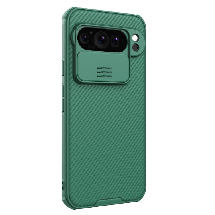 For Google Pixel 9 Pro NILLKIN CamShield Pro PC Phone Case(Green) - Google Cases by NILLKIN | Online Shopping UK | buy2fix