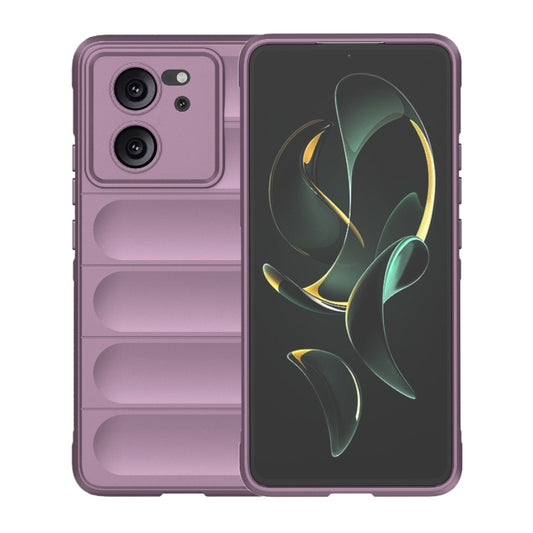 For Xiaomi Redmi K60 Ultra Magic Shield TPU + Flannel Phone Case(Purple) - Redmi K60 Ultra Cases by buy2fix | Online Shopping UK | buy2fix