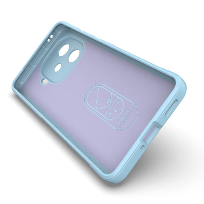 For vivo iQOO Z9 Turbo 5G Magic Shield TPU + Flannel Phone Case(Light Blue) - vivo Cases by buy2fix | Online Shopping UK | buy2fix