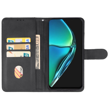 For Infinix Hot 40i Leather Phone Case(Black) - Infinix Cases by buy2fix | Online Shopping UK | buy2fix