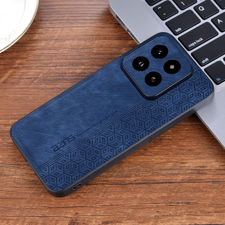 For Xiaomi 14 Pro AZNS 3D Embossed Skin Feel Phone Case(Sapphire Blue) - 14 Pro Cases by AZNS | Online Shopping UK | buy2fix