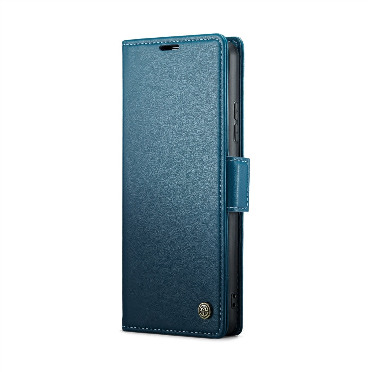 For Xiaomi 14 Pro CaseMe 023 Butterfly Buckle Litchi Texture RFID Anti-theft Leather Phone Case(Blue) - 14 Pro Cases by CaseMe | Online Shopping UK | buy2fix