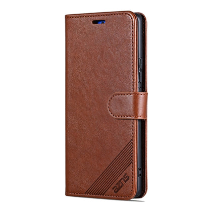 For vivo X200 AZNS Sheepskin Texture Flip Leather Phone Case(Brown) - X200 Cases by AZNS | Online Shopping UK | buy2fix