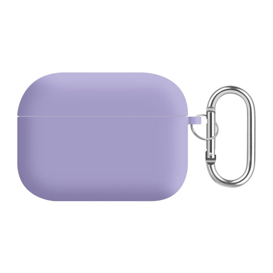 For AirPods Pro PC Lining Silicone Bluetooth Earphone Protective Case(Light Purple) - For AirPods Pro by buy2fix | Online Shopping UK | buy2fix