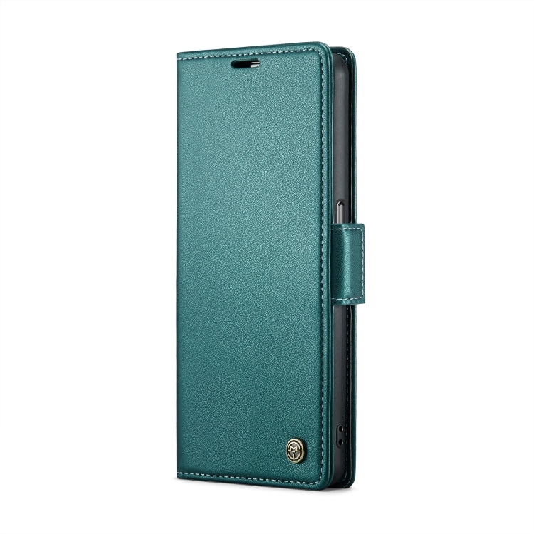 For OPPO A96 4G Global/A36 4G/K10 4G/A76 4G CaseMe 023 Butterfly Buckle Litchi Texture RFID Anti-theft Leather Phone Case(Pearly Blue) - OPPO Cases by CaseMe | Online Shopping UK | buy2fix