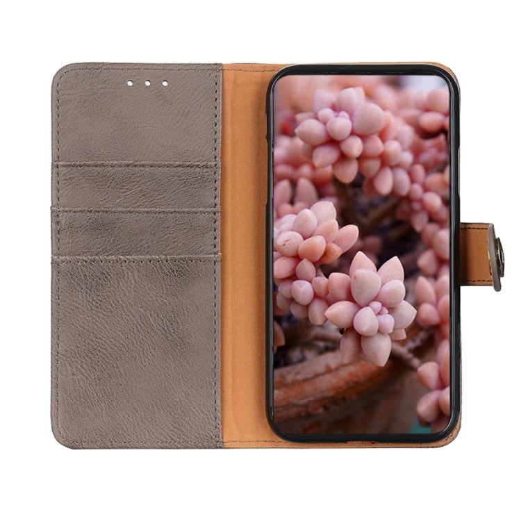For Xiaomi 13T 5G / Redmi K60 Ultra 5G KHAZNEH Cowhide Texture Flip Leather Phone Case(Khaki) - Redmi K60 Ultra Cases by buy2fix | Online Shopping UK | buy2fix