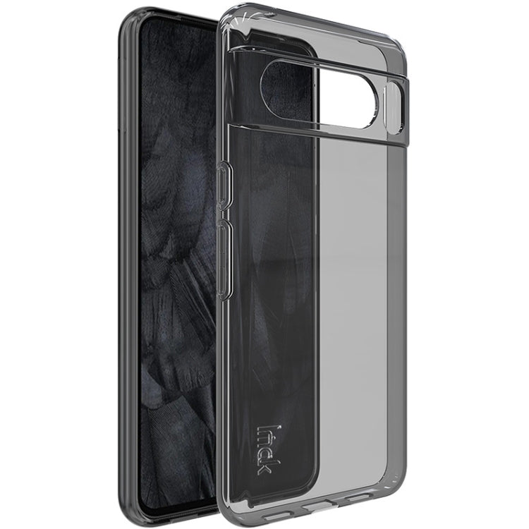 For Google Pixel 8 Pro IMAK UX-5 Series Transparent Shockproof TPU Protective Phone Case(Transparent  Black) - Google Cases by imak | Online Shopping UK | buy2fix