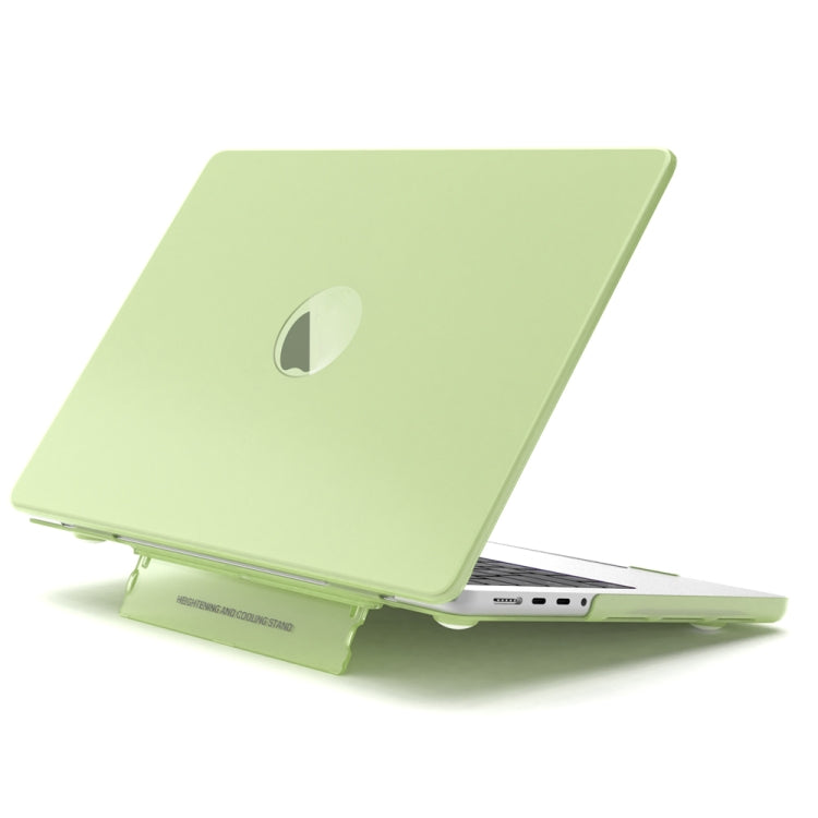 For Macbook Air 13.3 inch A1466 / A1369 Frosted Translucent Laptop Protective Case(Morandi Green) - MacBook Air Cases by buy2fix | Online Shopping UK | buy2fix