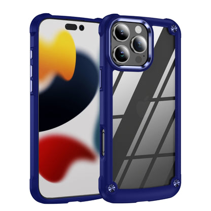 For iPhone 16 Pro Max TPU + PC Lens Protection Phone Case(Blue) - iPhone 16 Pro Max Cases by buy2fix | Online Shopping UK | buy2fix