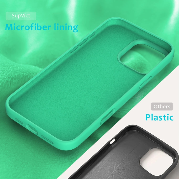 For iPhone 16 Pro Solid Color Silicone Phone Case(Green) - More iPhone Cases by buy2fix | Online Shopping UK | buy2fix