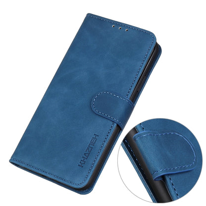 For iPhone 16 Pro KHAZNEH Retro Texture Leather Phone Case(Blue) - iPhone 16 Pro Cases by buy2fix | Online Shopping UK | buy2fix