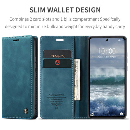 For Xiaomi Redmi Note 13 Pro 5G CaseMe 013 Multifunctional Horizontal Flip Leather Phone Case(Blue) - Xiaomi Cases by CaseMe | Online Shopping UK | buy2fix