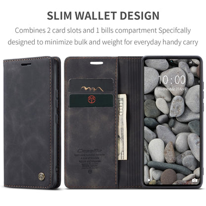 For Xiaomi Redmi Note 13 Pro 5G CaseMe 013 Multifunctional Horizontal Flip Leather Phone Case(Black) - Xiaomi Cases by CaseMe | Online Shopping UK | buy2fix